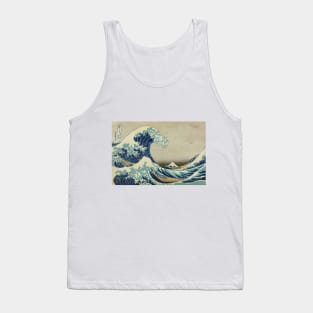 Great Wave Off the Coast of Kanagawa by Katsushika Hokusai Tank Top